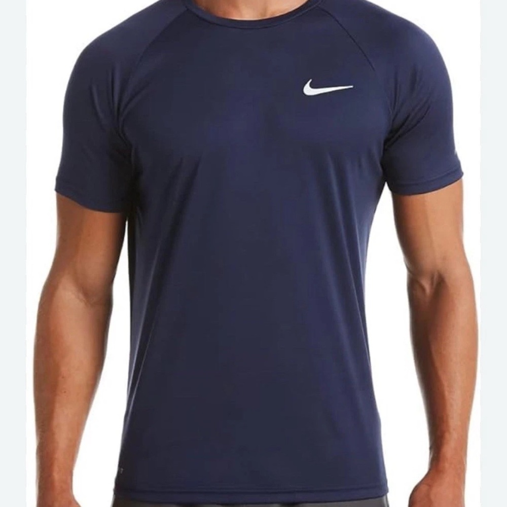 Nike Swim Dri-Fit Men’s Navy Blue Shirt